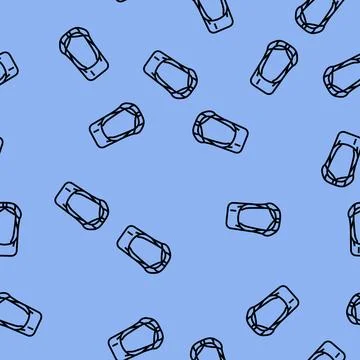 Comfort hiking backpack vector seamless pattern 库存插图