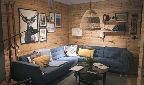 Comfort set at Ikea Foto stock