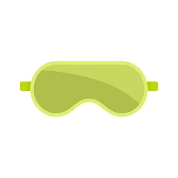 Comfort sleeping mask icon flat isolated Stock Illustration