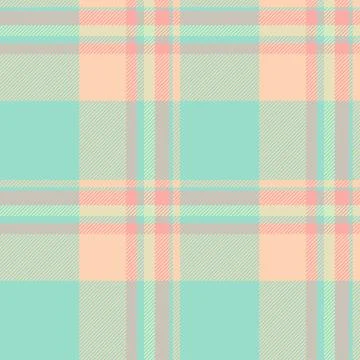 Comfort tartan seamless vector, soft pattern texture plaid. Neat background.. Illustrazione stock