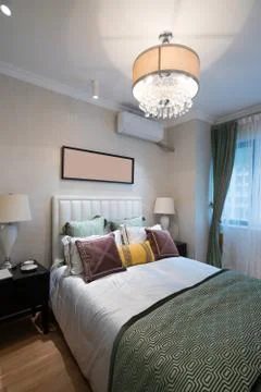 Comfortable bedroom Foto stock