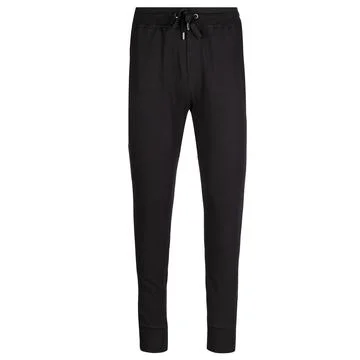 Comfortable Black Sweatpants with Drawstring Waist Stock-Fotos