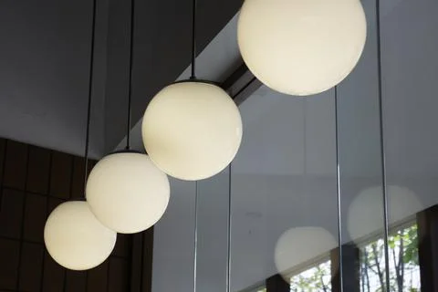 Comfortable co-working space interior with wooden Stock Photos