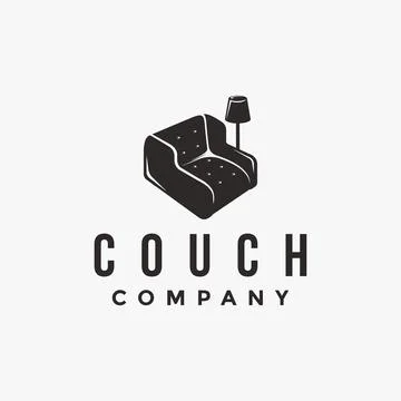 Comfortable couch Logo icon vector template, interior design logo Stock-Illustration