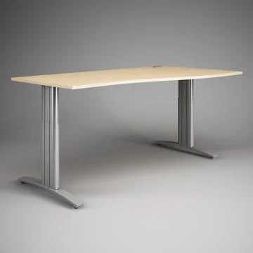 Comfortable Desk for the office. 3D visualization. Illustrazione stock