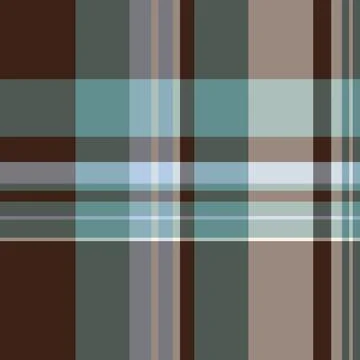 Comfortable fabric seamless tartan, refresh vector check pattern. Intricate.. Stock Illustration