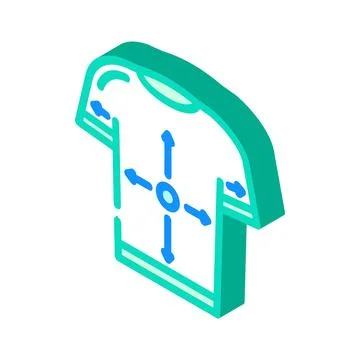 Comfortable fit isometric icon vector illustration Illustration