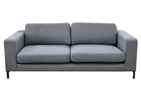 Comfortable gray sofa Foto stock