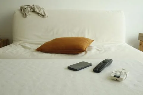 Comfortable relaxing setting. Peaceful scene with restful elements Stock Photos