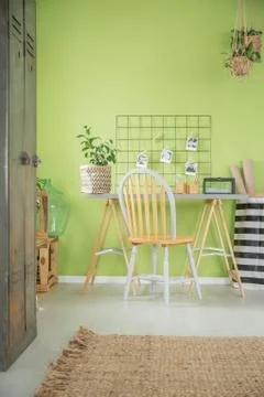 Comfortable room with flower Foto stock