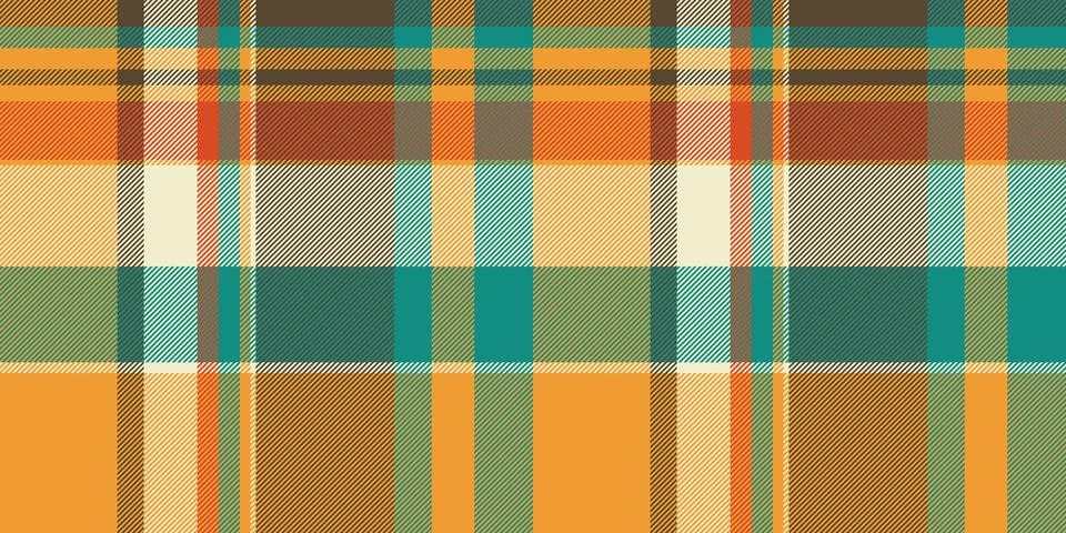 Comfortable texture vector pattern, cut out check textile seamless. Infinit.. Stock Illustration