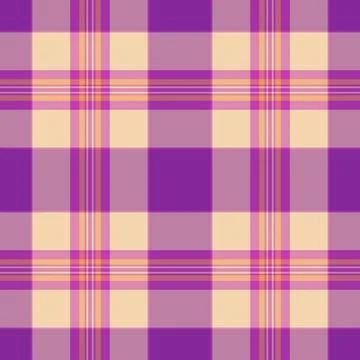 Comfortable vector texture seamless, pajamas plaid fabric tartan. Domestic .. Stock Illustration