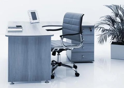 Comfortable workplace in modern office Stock Photos