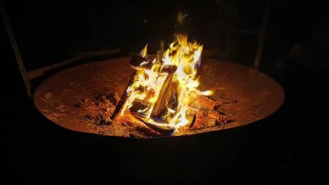 Comforting flames Stock Photos