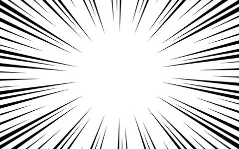 Comic abstract background with radial rays Stock Illustration