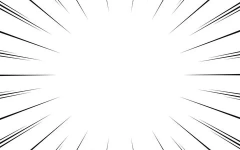 Comic abstract background with radial rays Stock Illustration