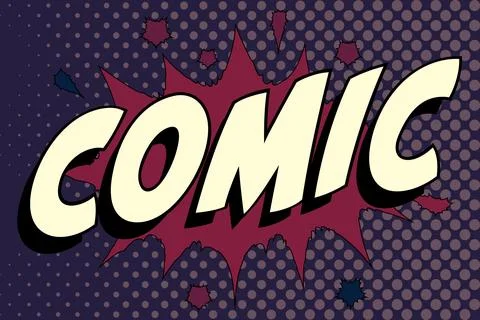 Comic Abstract cartoon frame vector background. boom Stock Illustration