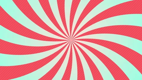 Comic abstract radial motion video with rotation animation in red and blue color Stock Footage 148099362
