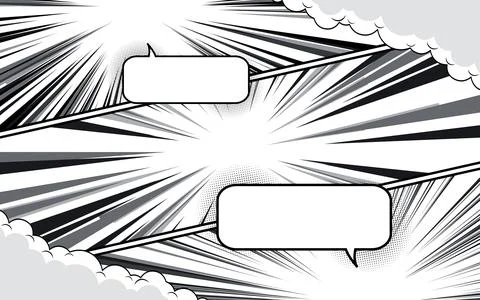 Comic abstract scene page background Stock Illustration