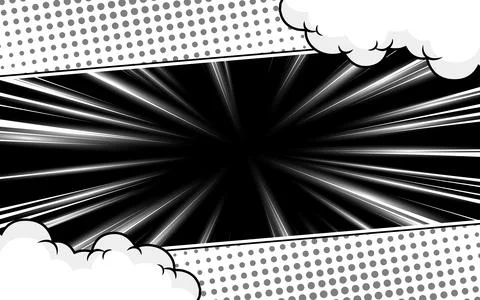 Comic abstract scene page background 스톡 일러스트