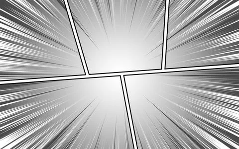 Comic abstract scene page background Stock Illustration