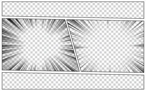 Comic abstract scene page background Stock Illustration
