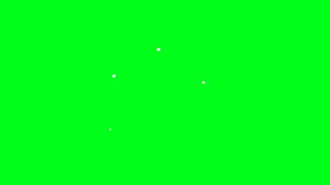 Comic accent burst animation effects collection white surprise sparks on green Stock Footage 345483767