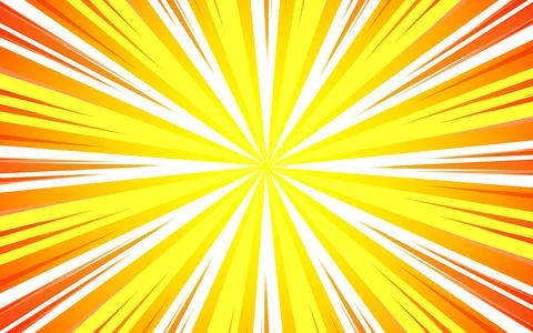 Comic action explosion zoom in background. Stock Illustration