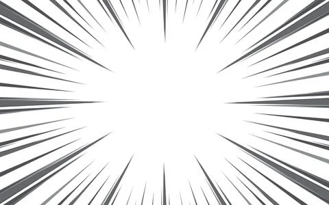 Comic action line background. Manga speed frame, superhero action. Black an.. 스톡 일러스트