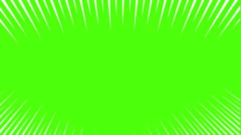 Comic Action Speed Lines Overlay Green Screen Motion Graphic Loop Vidéo 334683450