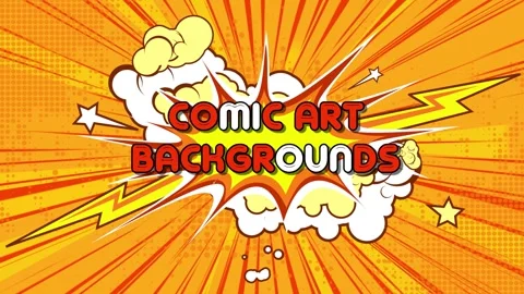 Comic Art Backgrounds P5 After Effects stock