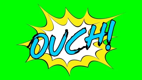Comic art speech bubble burst with chroma key Stock Footage 107811463