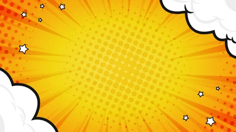 Comic background animation. Stock Footage 267217257