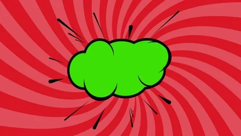 Comic Background Animation Pop Art Style Stock Footage 263564178