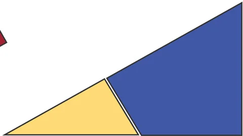 Comic Background Animation with Slide Shape Stock Footage 283660553