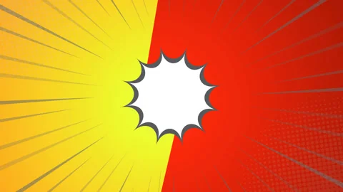 Comic Background Animation vs. Comic Book Animation. Retro Vintage Comic St.. Stock Footage 336732612