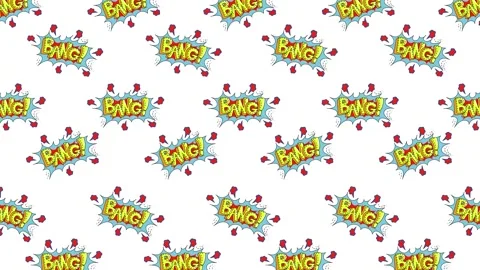 Comic Background - Bang Stock Footage 213318084