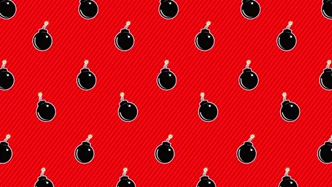 Comic Background - Bomb Stock Footage 213306460