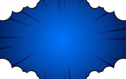 Comic background with clouds. vector illustration EPS 10. Stock Illustration