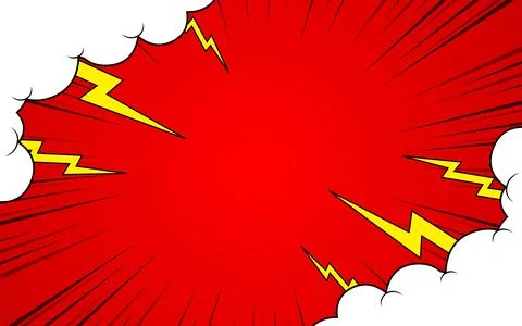 Comic background with clouds. vector illustration EPS 10. Stock Illustration