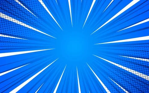 Comic background with dots and explosion vector illustration Stock Illustration