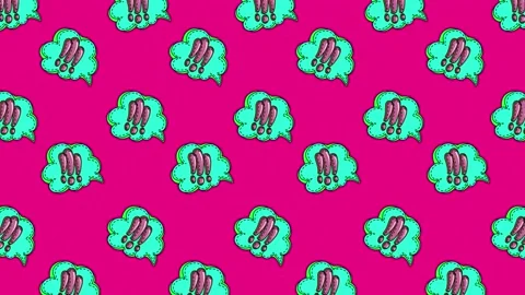 Comic Background - exclamation 2 Stock Footage 213306426