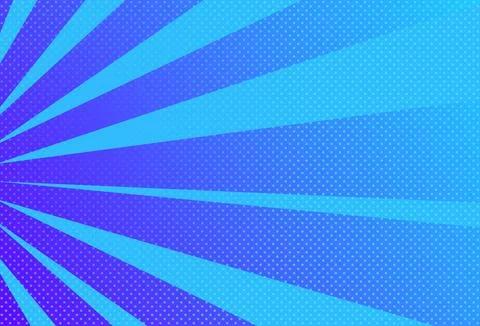 Comic background  gradation blue Stock Illustration