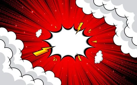 Comic background with halftone. Vector background for your illustrations. Illustrazione stock