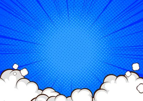 Comic background Stock Illustration