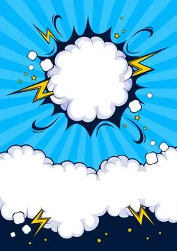 Comic background Stock Illustration