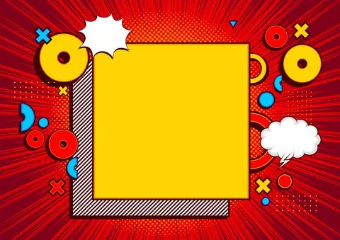 Comic background Stock Illustration