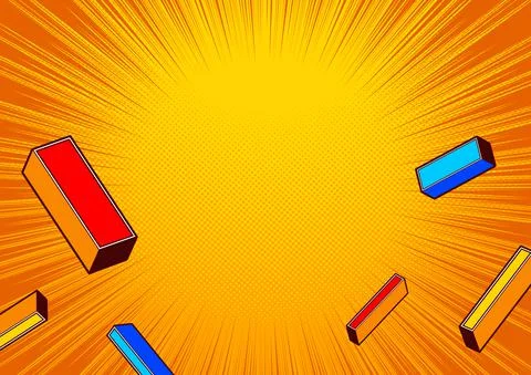 Comic background Stock Illustration