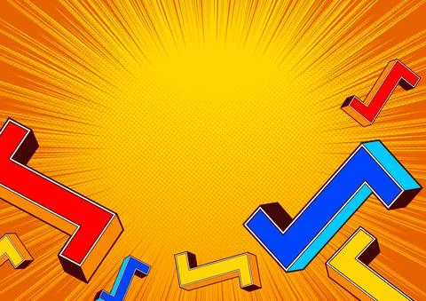 Comic background Stock Illustration