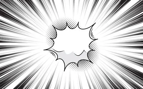 Comic background with monochrome lines. Vector illustration. 스톡 일러스트